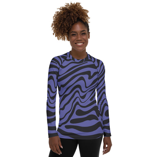 Purple Swirls-long sleeve shirt