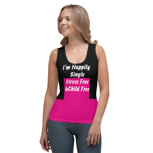 Happily Single-Tank Top