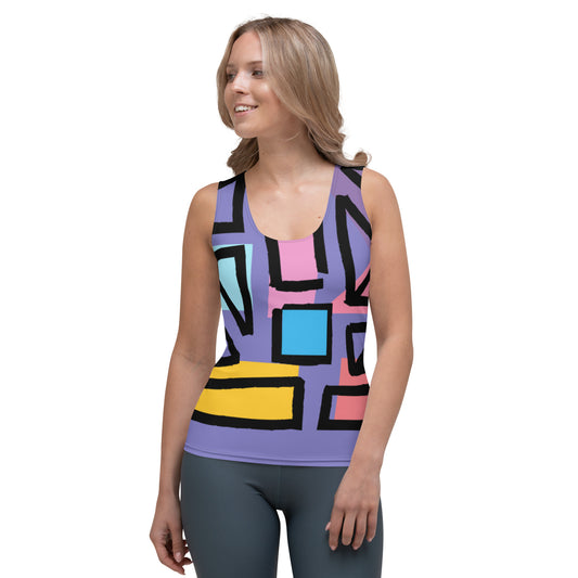 Geometry 2-Tank Top(Purple)