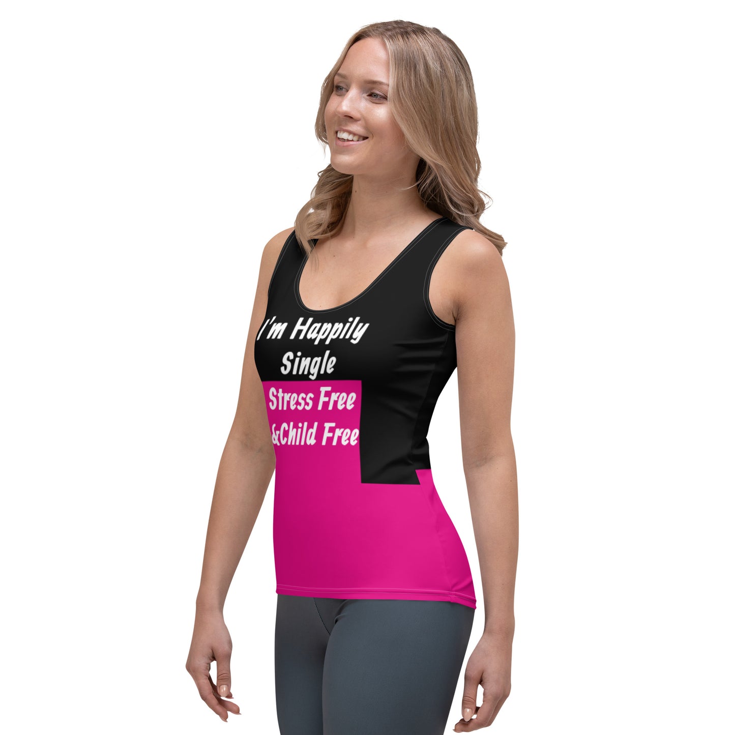 Happily Single-Tank Top