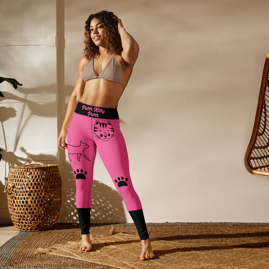 Purr Kitty-Highwaist Leggings
