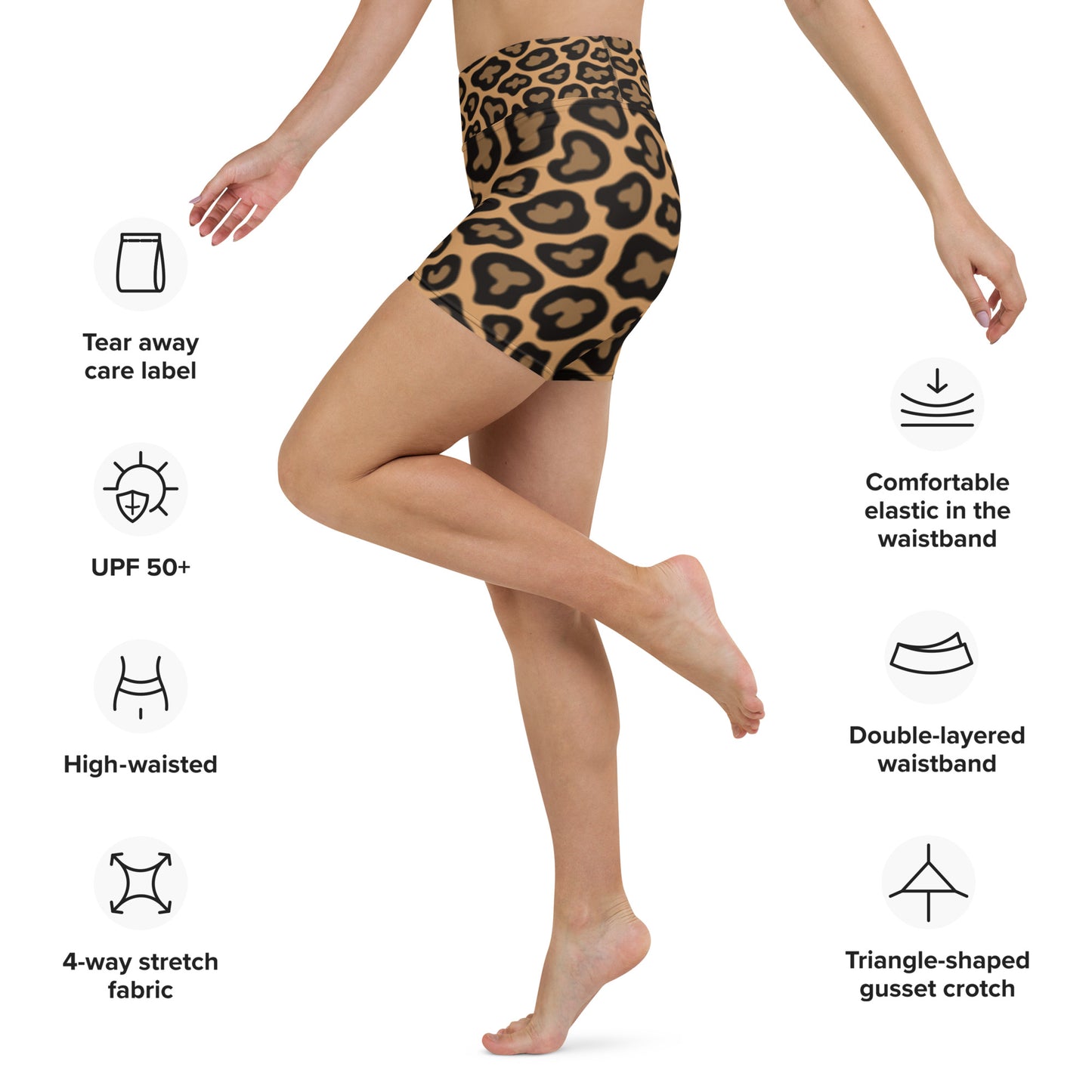 Cheetah-Highwaist Shorts
