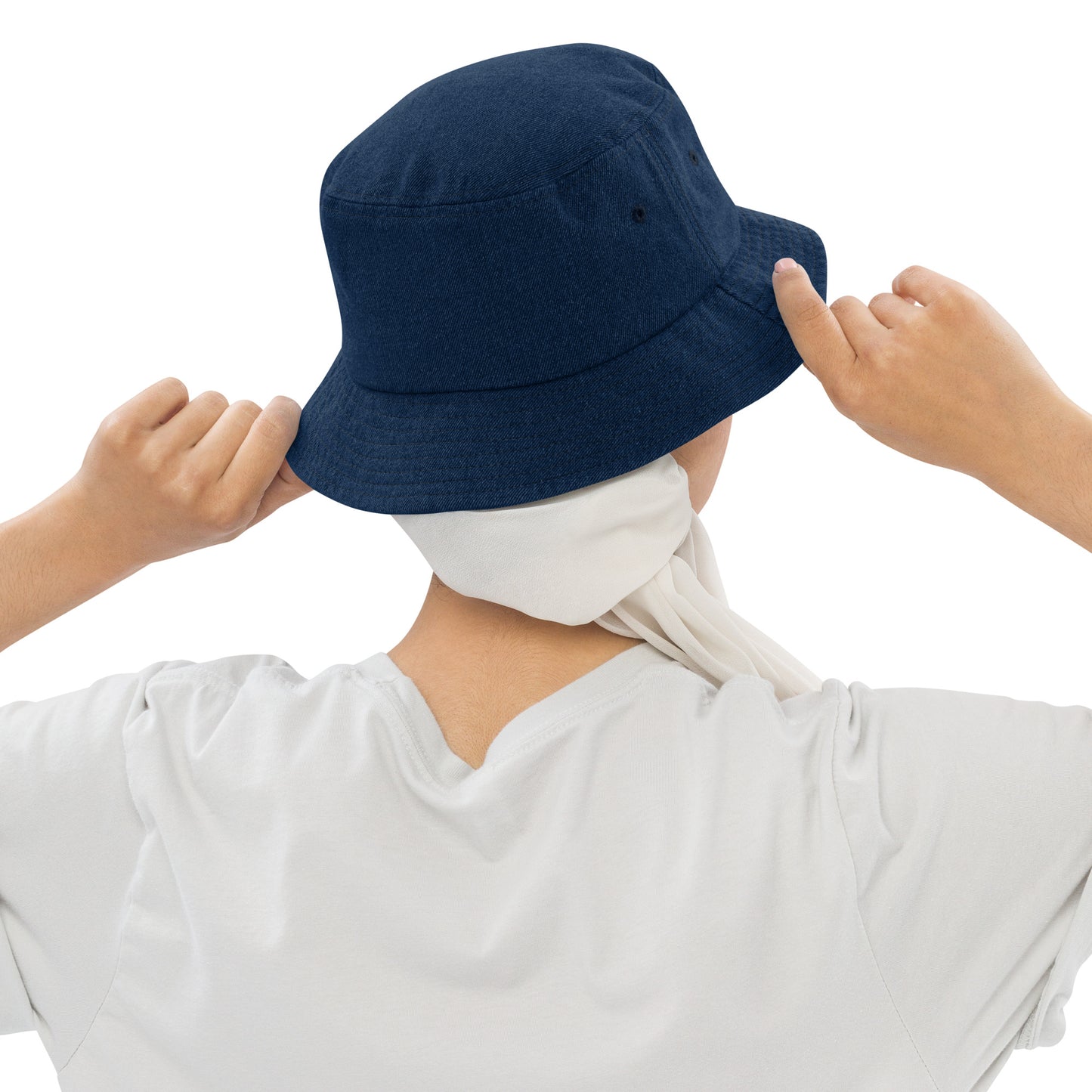 Brand-Denim bucket hat